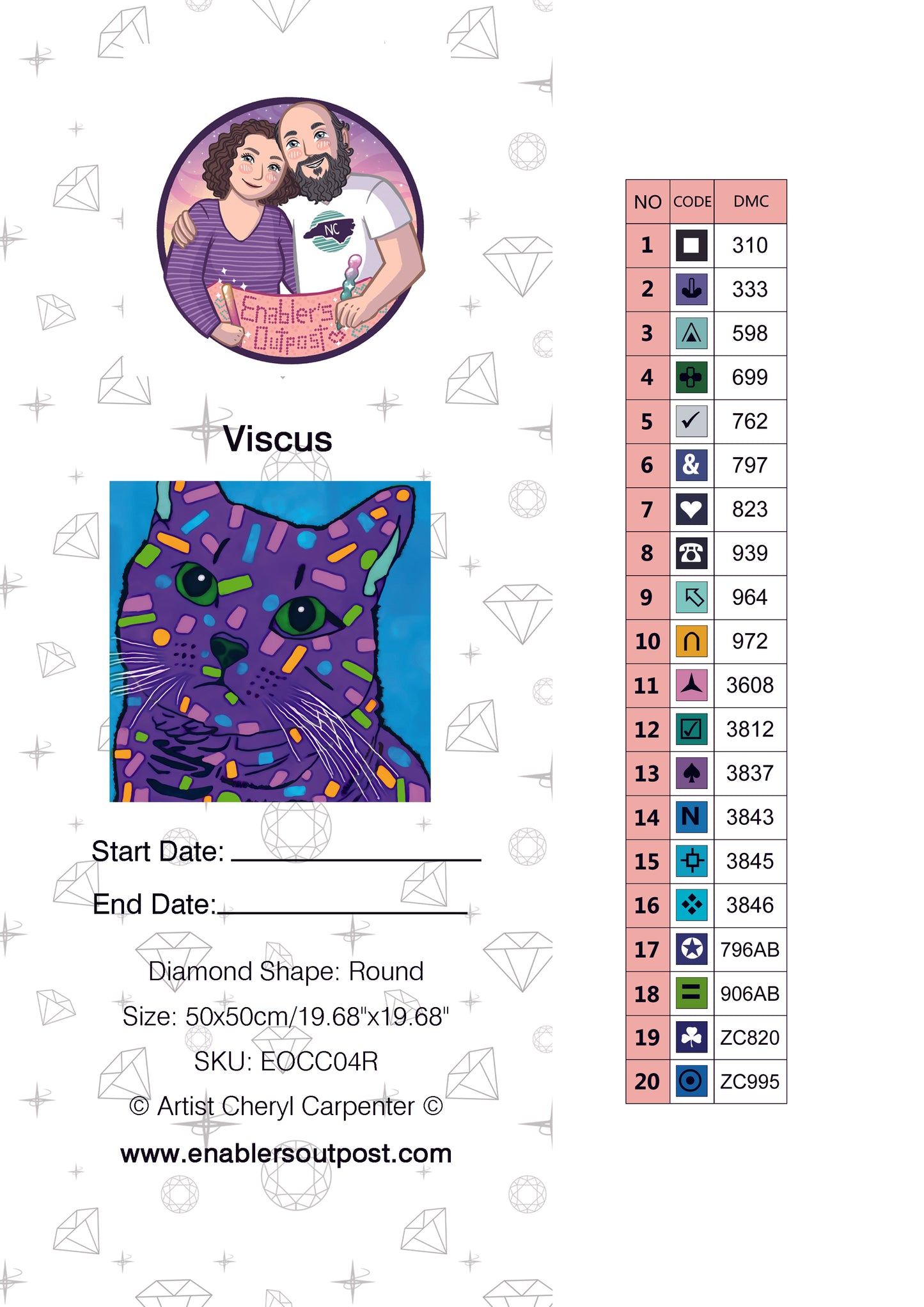 *Round Drills* Viscus by Cheryl Carpenter