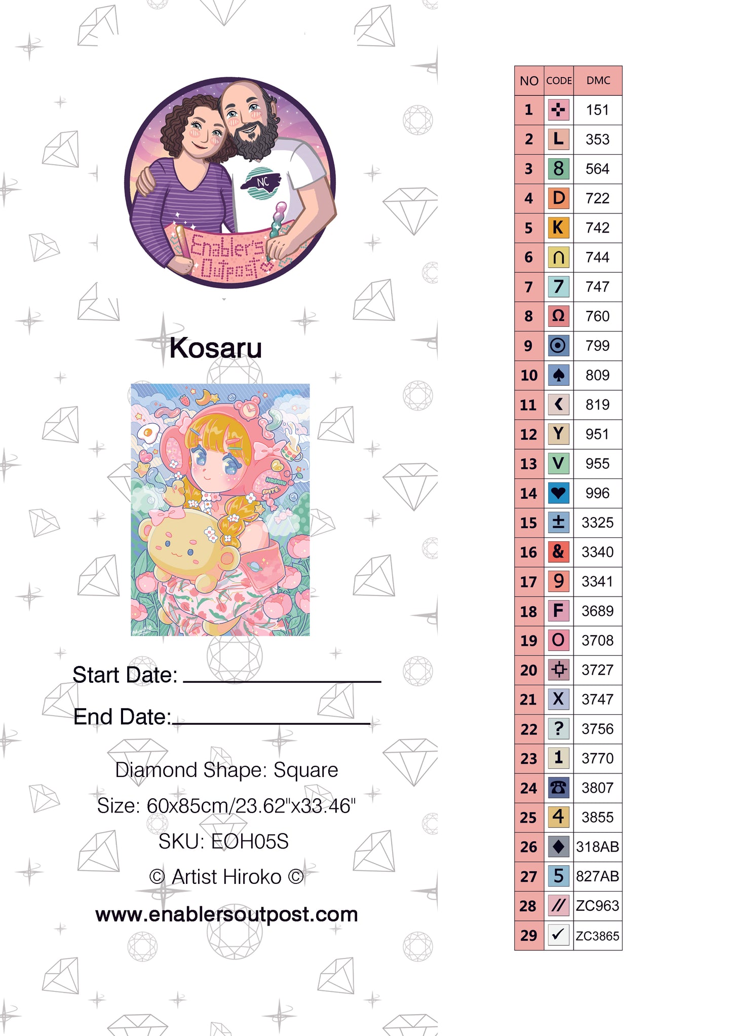 Kosaru by Hiroko (Resin Square)