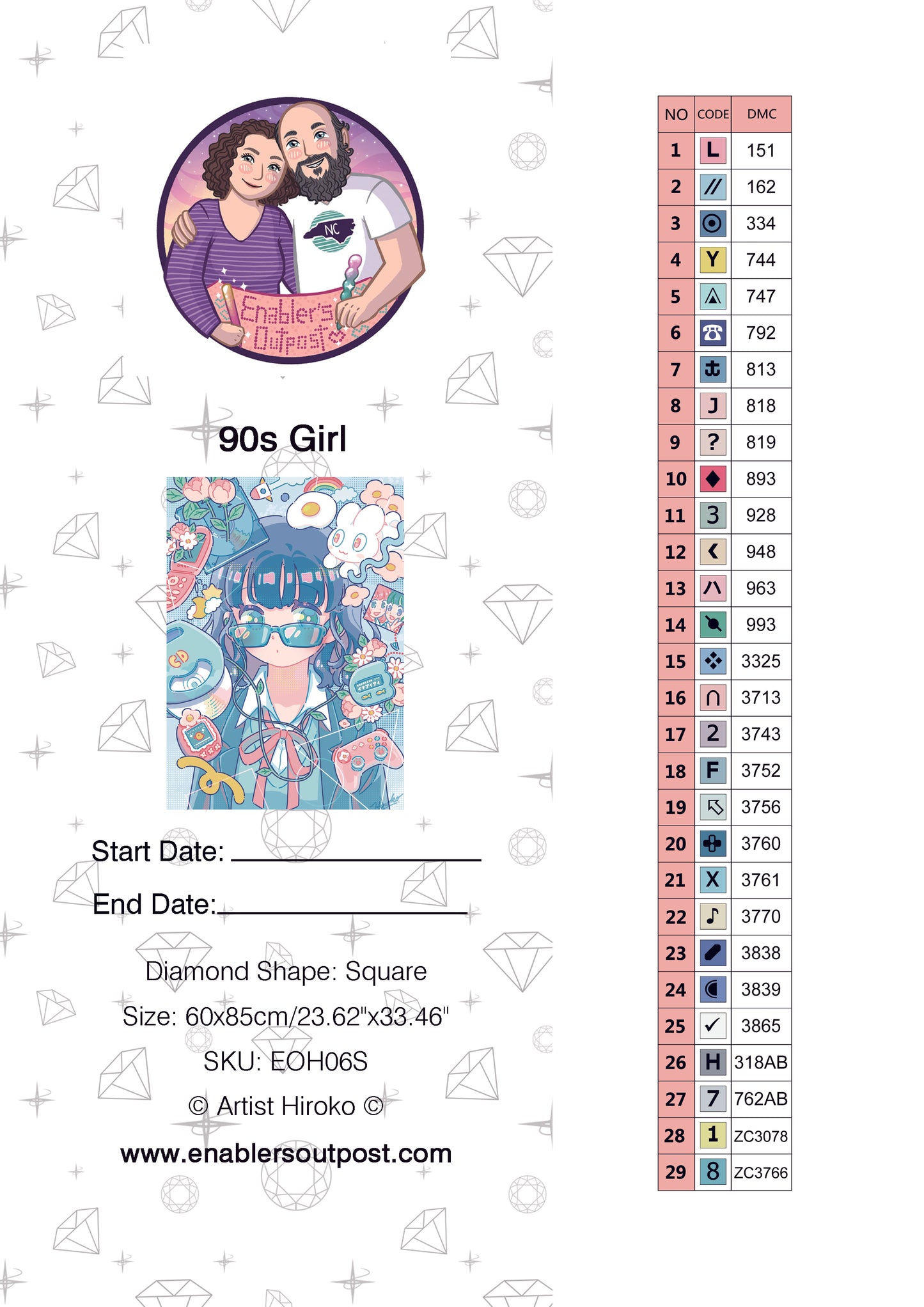 90s Girl by Hiroko (Resin Square)