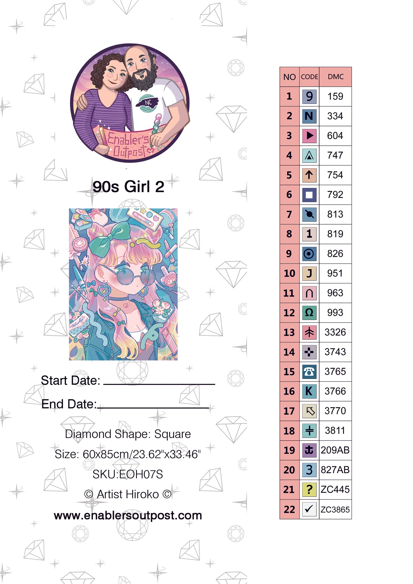90s Girl 2 by Hiroko (Resin Square)