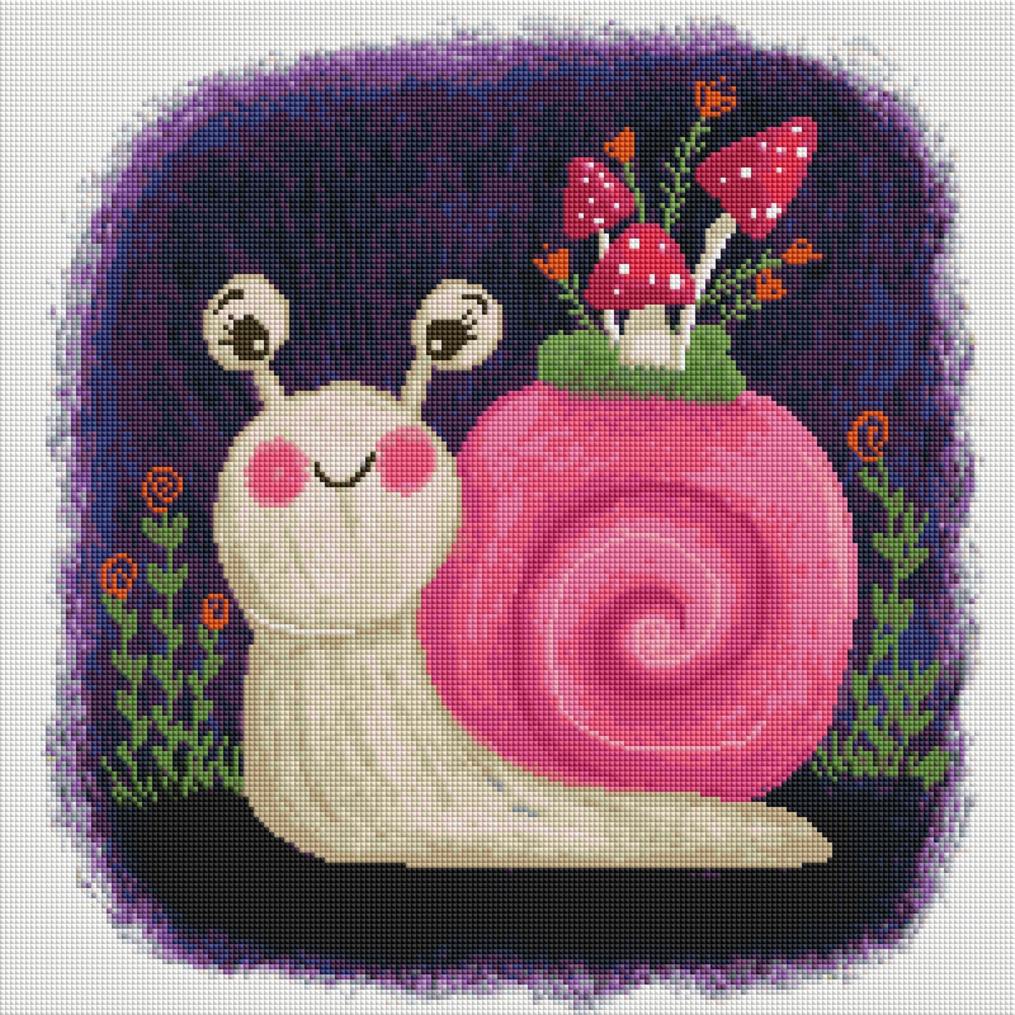 A Cute Snail by Irma van Heumen (Resin square)