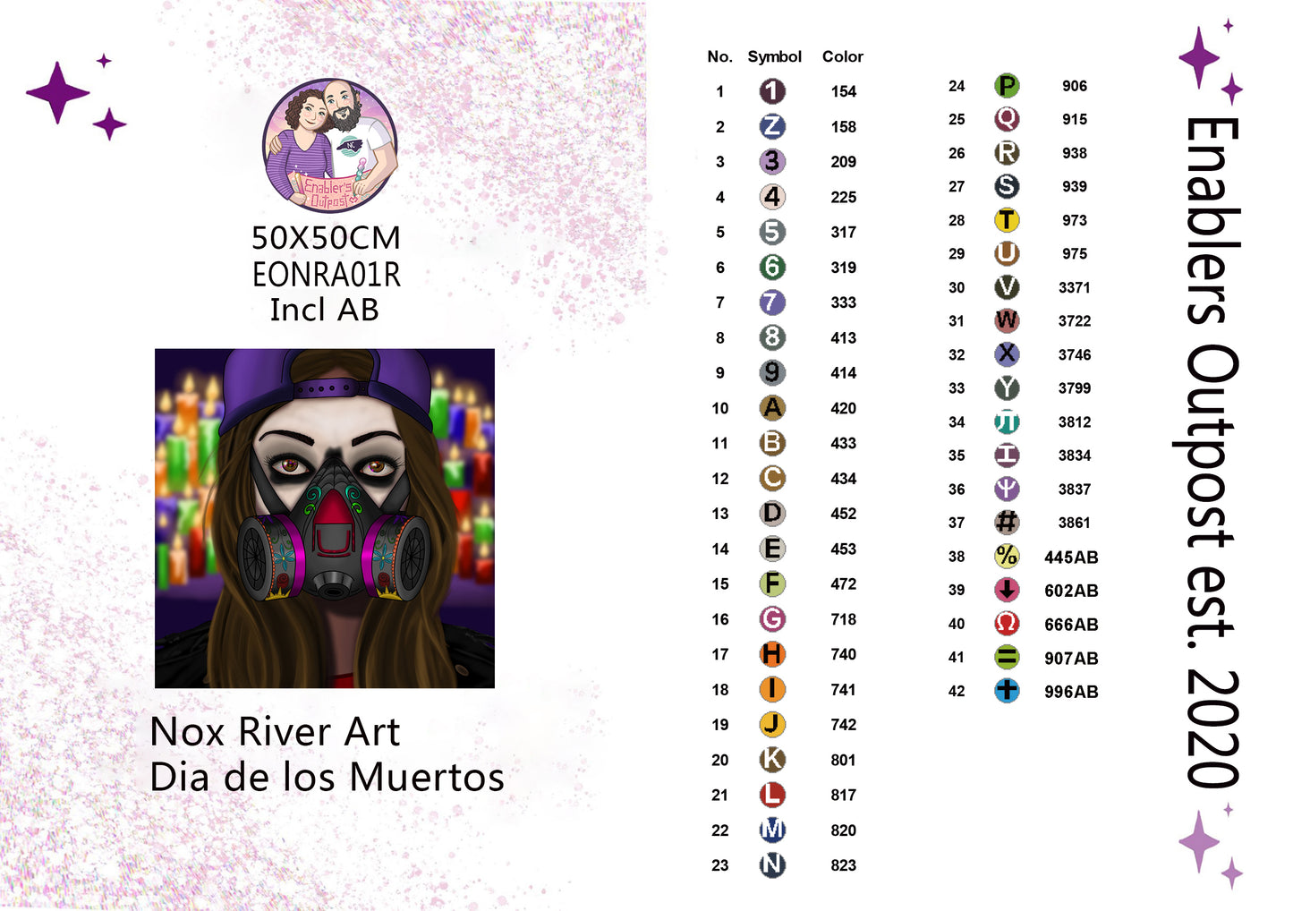 Dia de los Muertos by Nox River (Acrylic Rounds)