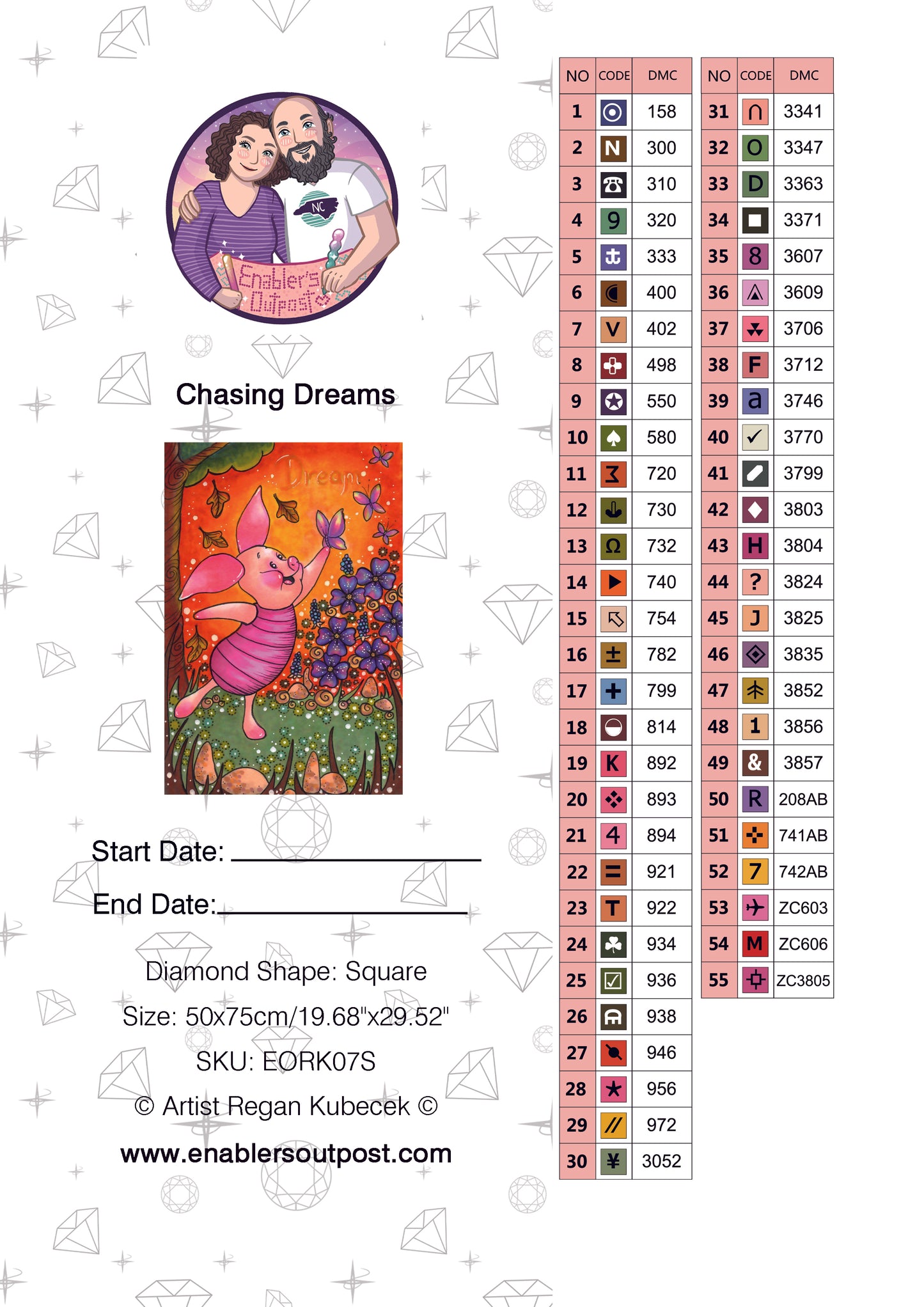 Chasing Dreams by Regan Kubecek (Resin Square)