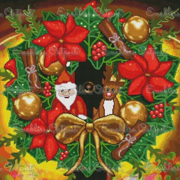 *NEW RELEASE* Christmas Wreath by Emma Casey (Resin Square)