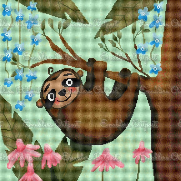 *NEW RELEASE* Cute Sloth by Irma van Heumen (Resin Square)