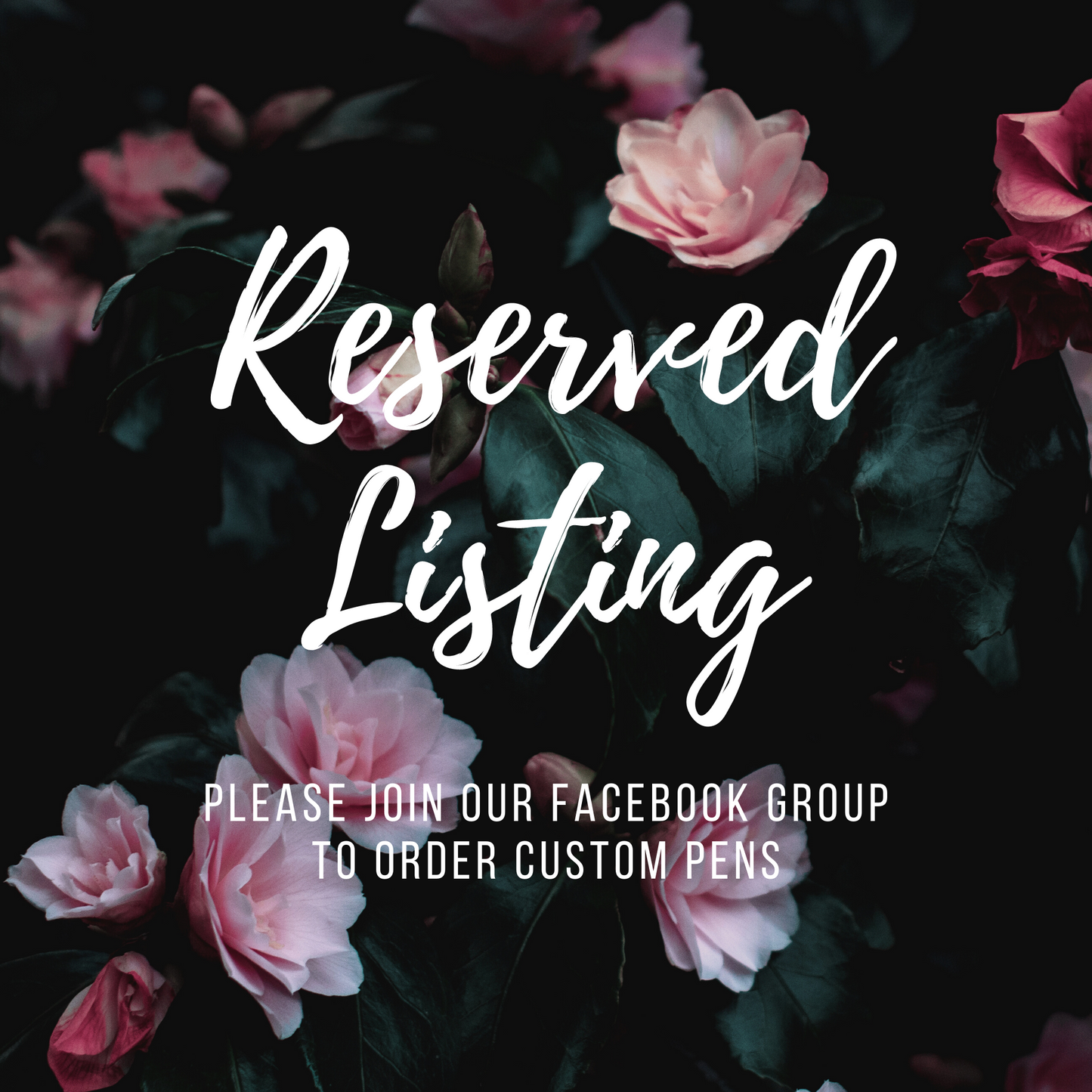 Reserved for Kelli M
