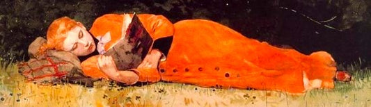 The New Novel, Winslow Homer, 1877