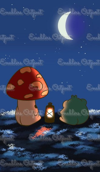 Sponsorship: Gerald and Moose Watching Stars by Froggiebums