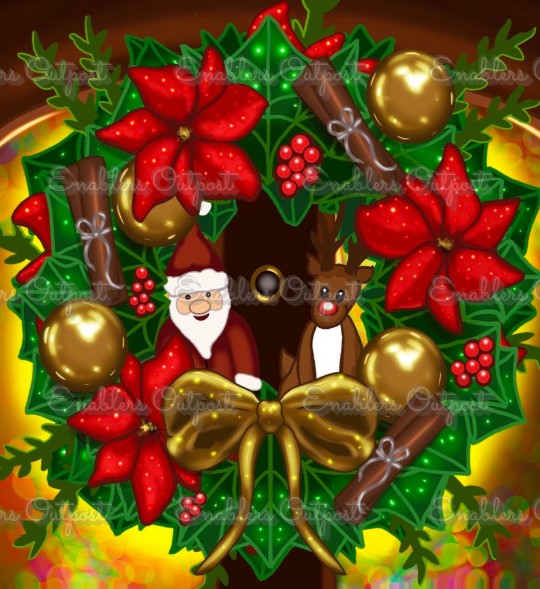 *NEW RELEASE* Christmas Wreath by Emma Casey (Resin Square)