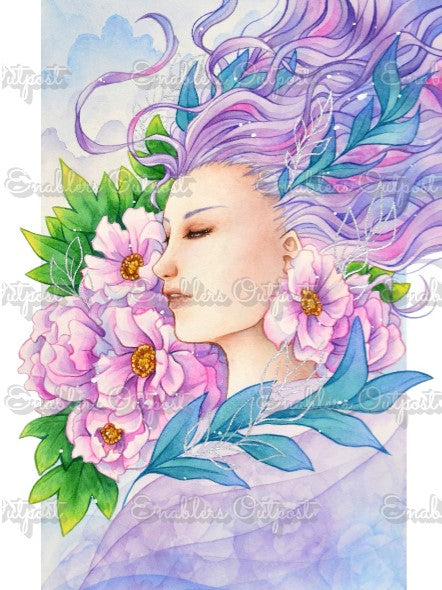 Peony Breeze by Karen Yumi Lusted (Resin Square)