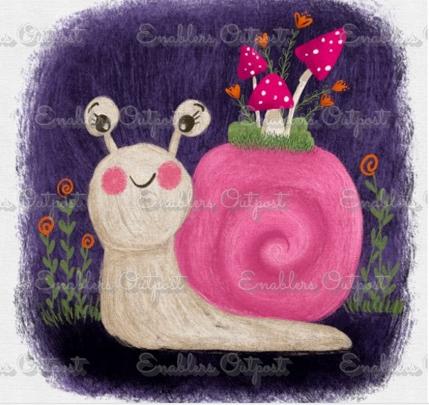 A Cute Snail by Irma van Heumen (Resin square)