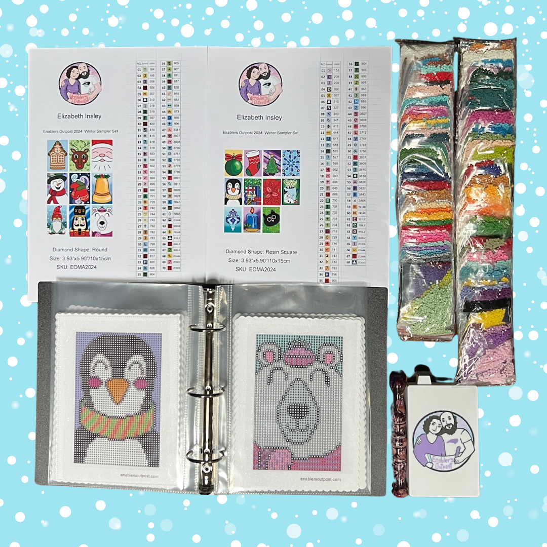 ***US & CANADA ONLY, Shipping included** Winter Mini set A - with Tray & Pen