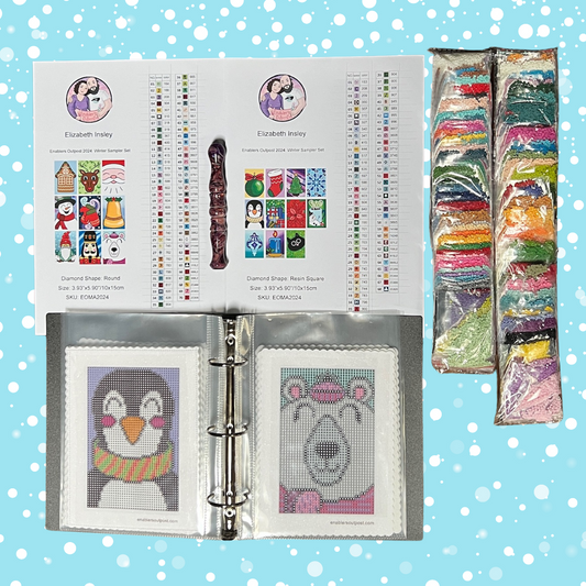 ***US & CANADA ONLY, Shipping included** Winter Mini set B - with Pen