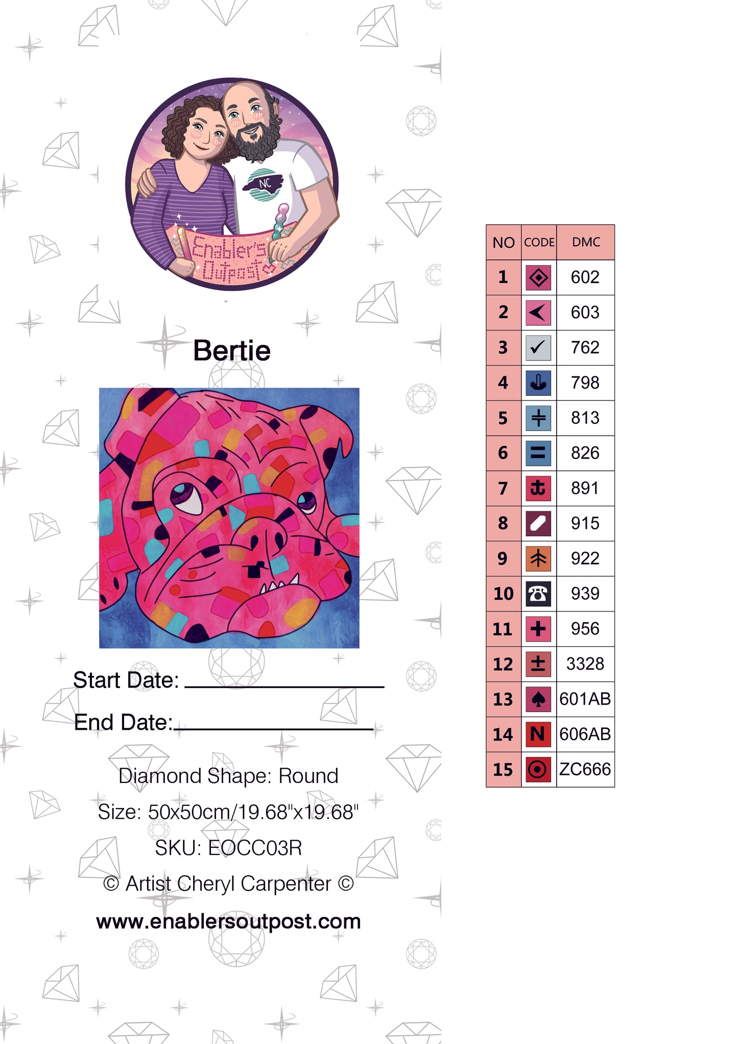 *Round Drills* Bertie by Cheryl Carpenter