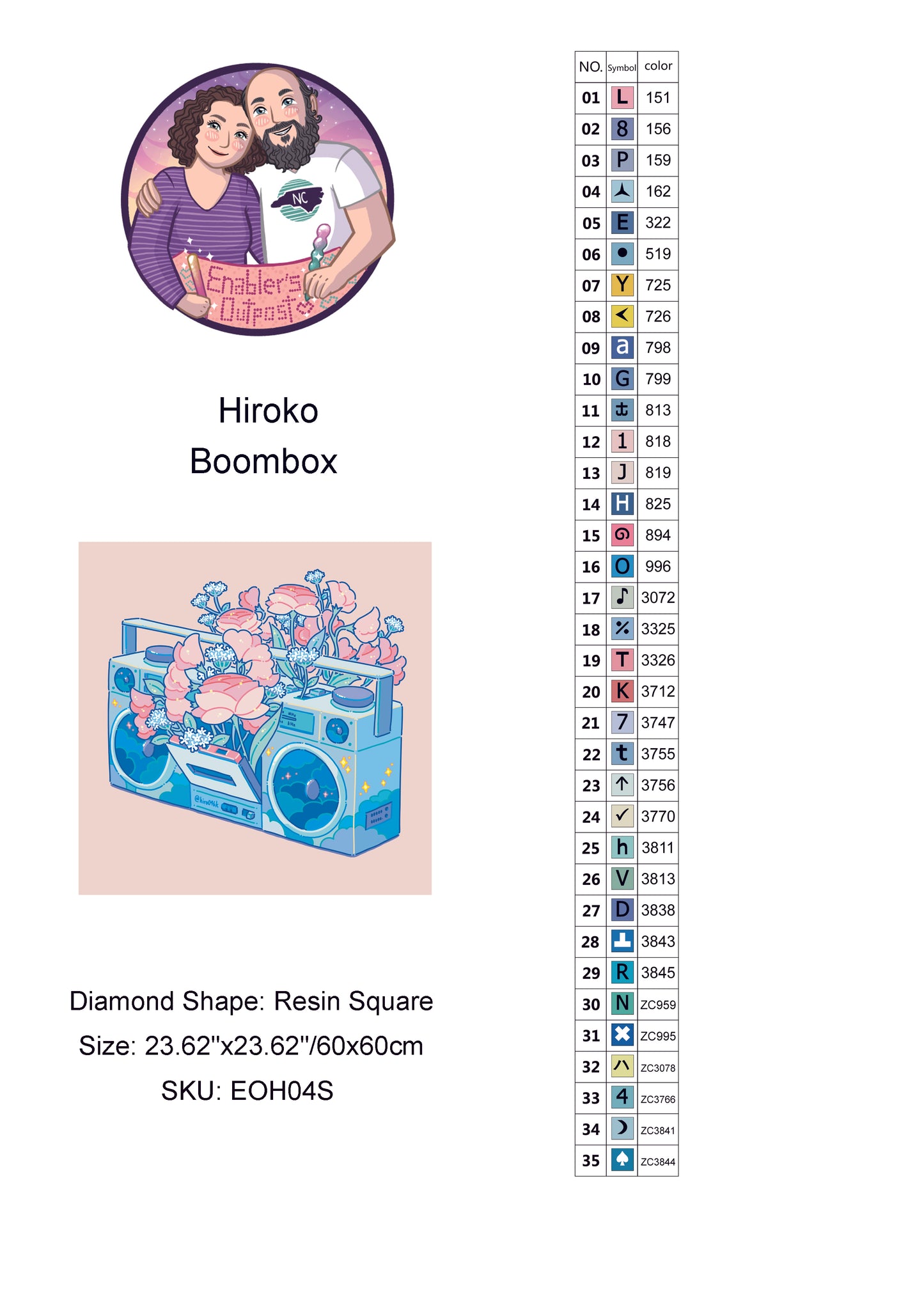 Boombox by Hiroko (Resin Square)
