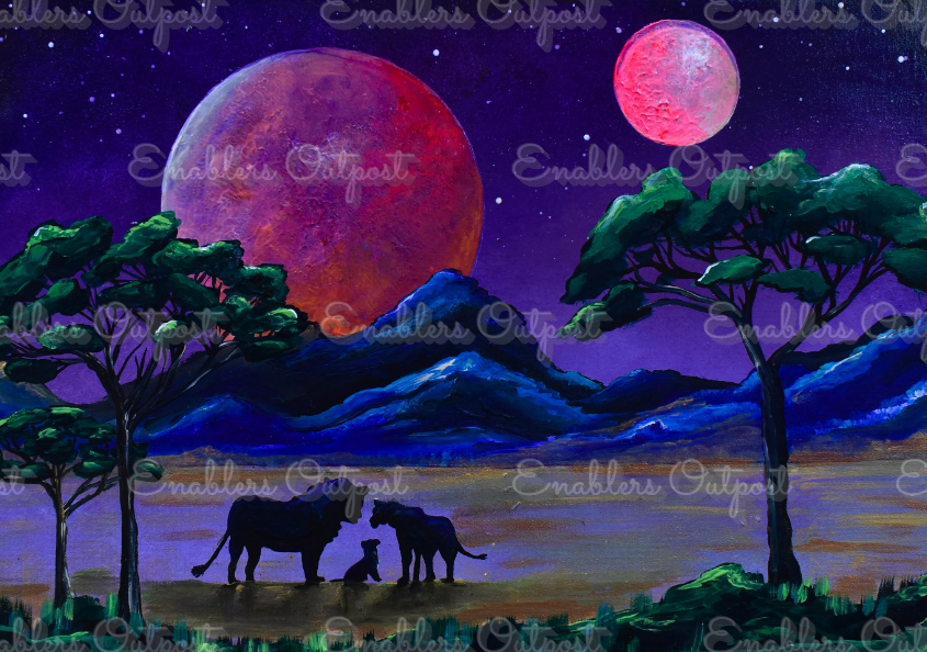 Family Pride by Deborah Malcolm (Resin squares)