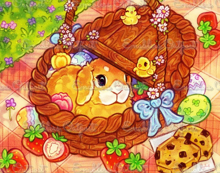 Loaf's Springtime Picnic by Purple Kitten Studios (Resin Square)