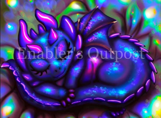 *NEW Re-RELEASE*  Lullaby Dragon by Emma Casey (Resin Square)