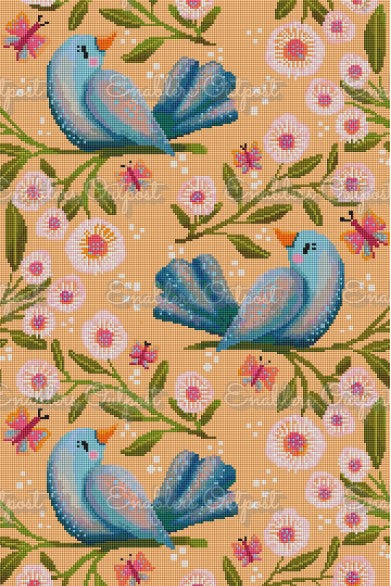 Happy Birds by Irma van Heumen (Resin Square)