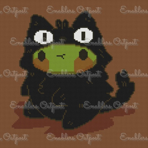 *NEW RELEASE* Gerald Dressed as a Black Cat by Froggiebums (Resin Square)