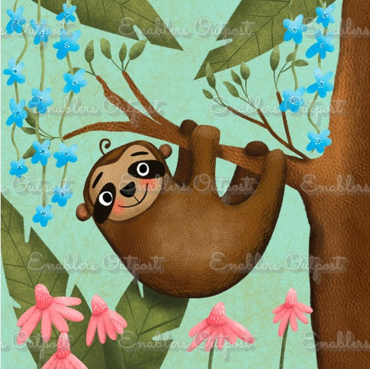 *NEW RELEASE* Cute Sloth by Irma van Heumen (Resin Square)