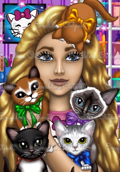 *NEW RELEASE* Craftroom Kitties by Emma Casey (Resin Square)