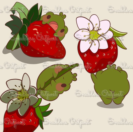 *NEW RELEASE* Gerald's Strawberry Montage by Froggiebums (Resin Square)
