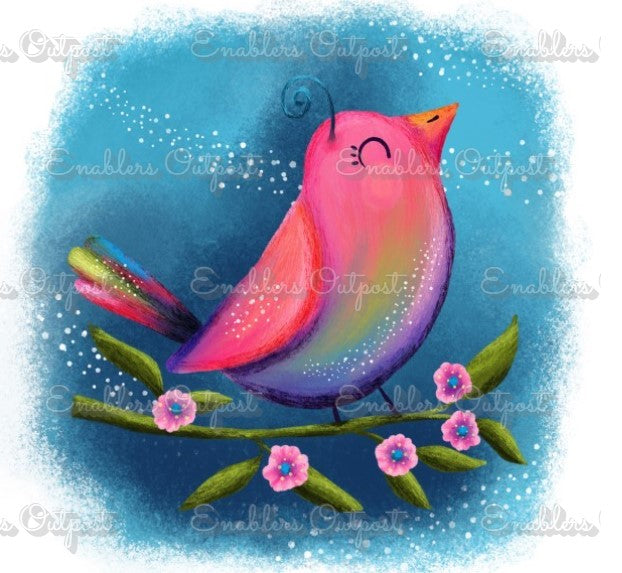 Rainbow Bird by Irma van Heumen - *Limited Qty In-Stock*
